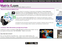 Tablet Screenshot of ecommerce.matrix-e.com